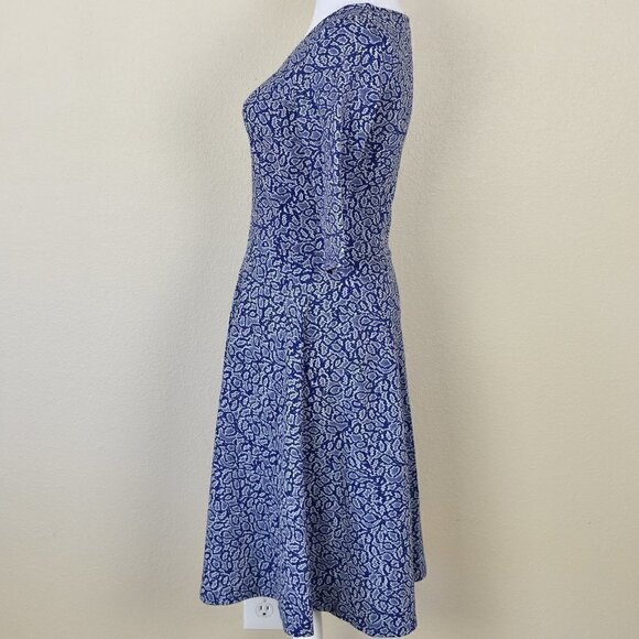 Leota Jacquard Printed Fit and Flare Dress - Picture 5 of 8